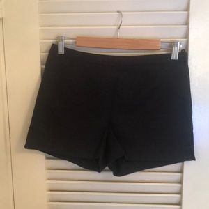 Black high waisted shorts